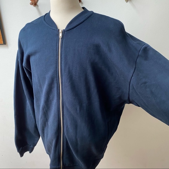 🍄 3/$30 ASOS Zip Cotton Bomber Jacket - Picture 5 of 13